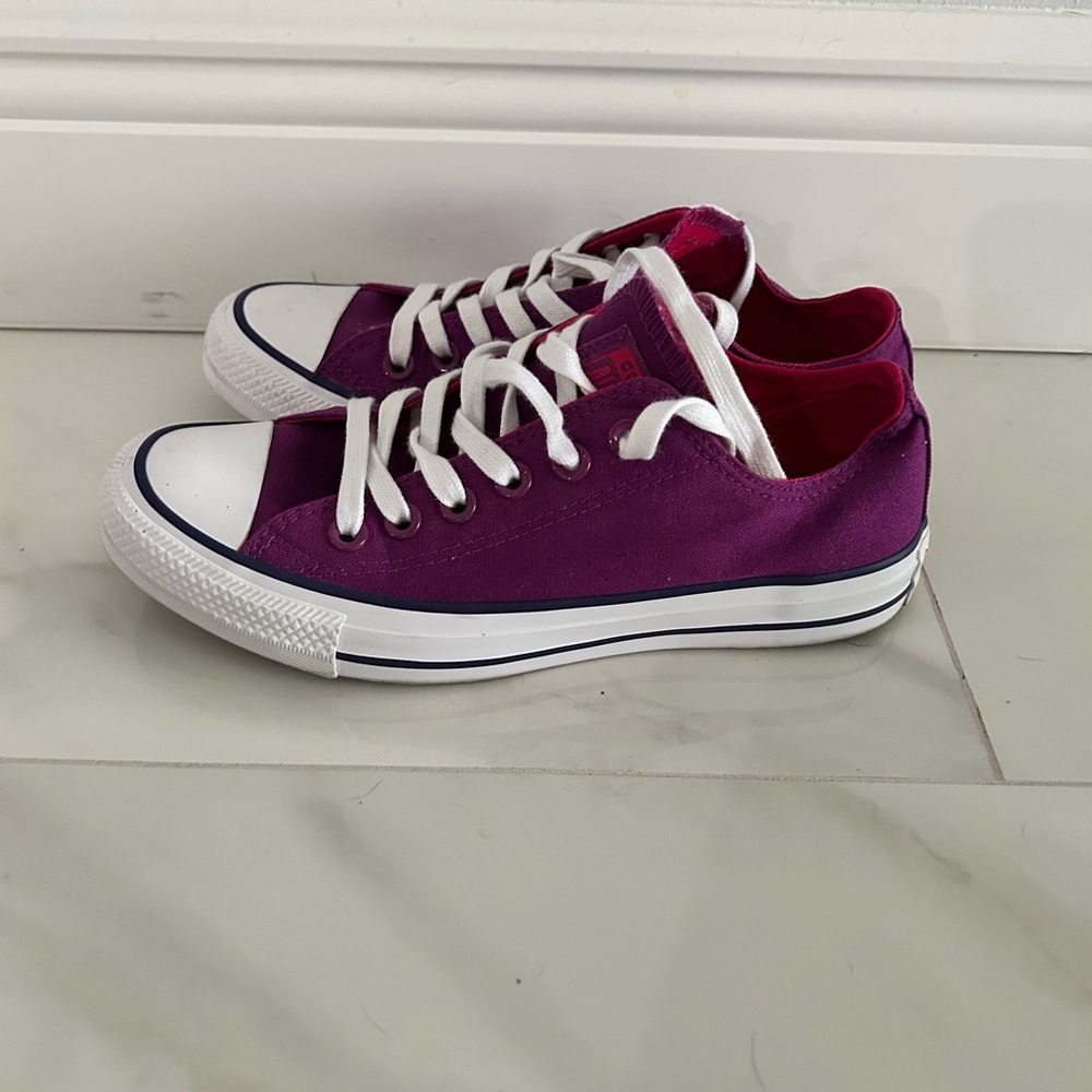Converse Purple and White Women's Sneakers